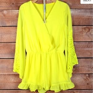 New 2015 Yellow jumpsuit